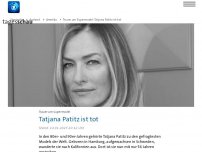 Bild zum Artikel: Deutsches Model Tatjana Patitz gestorben
