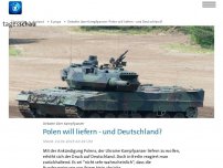 Bild zum Artikel: Polen will 'Leopard'-Panzer liefern - Druck auf Deutschland