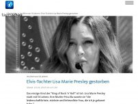 Bild zum Artikel: Elvis-Tochter Lisa Marie Presley mit 54 Jahren gestorben