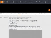 Bild zum Artikel: Deutschland 'erklärtes Kriegsziel von Putin'
