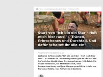 Bild zum Artikel: Tränen, Erbrochenes und Zoff: Der Dschungelcamp-Auftakt liefert ab