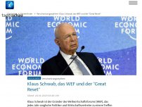 Bild zum Artikel: Verschwörungsmythen: Klaus Schwab, das WEF und der 'Great Reset'