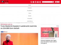 Bild zum Artikel: SPD-Politikerin sahnt ab - Trotz Rücktritt kassiert Lambrecht noch bis zu 224.000 Euro Gehalt