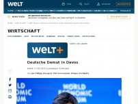 Bild zum Artikel: Deutsche Demut in Davos