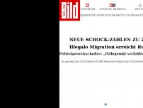 Bild zum Artikel: Neue Schock-Zahlen zu 2022 - Illegale Migration erreicht Rekordniveau!