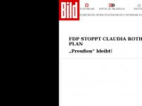 Bild zum Artikel: FDP stoppt Roths irren Namens-Plan - „Preußen“ bleibt!