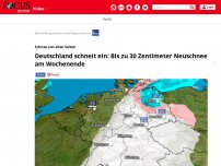 Bild zum Artikel: Schnee von allen Seiten: Deutschland schneit ein: Bis zu 30...