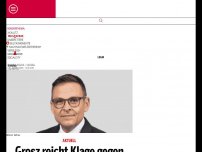 Bild zum Artikel: Grosz reicht Klage gegen ORF ein