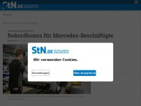 Bild zum Artikel: Gewinnbeteiligung steht fest: Rekordbonus für Mercedes-Beschäftigte