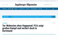 Bild zum Artikel: Zwei Neue in der Startelf: So will der FCA in Dortmund punkten