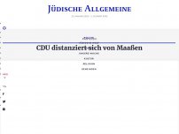 Bild zum Artikel: CDU distanziert sich von Maaßen