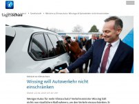 Bild zum Artikel: Wissing gegen Einschränkung des Straßenverkehrs