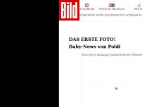 Bild zum Artikel: Das erste Foto! - Baby-News von Poldi