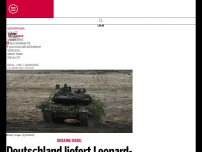 Bild zum Artikel: Deutschland liefert Leopard-Panzer in die Ukraine