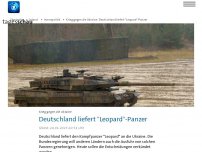 Bild zum Artikel: Medienberichte: Deutschland liefert 'Leopard'-Panzer an die Ukraine
