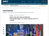 Bild zum Artikel: Zwei Tote bei Messerattacke – Tatverdächtiger vor einer Woche noch in U-Haft