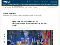 Bild zum Artikel: Zwei Tote bei Messerattacke – Tatverdächtiger vor einer Woche noch in U-Haft