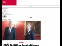 Bild zum Artikel: FPÖ-Politiker boykottieren Angelobungs-Empfang von VdB