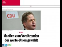 Bild zum Artikel: Maaßen zum Vorsitzenden der Werte-Union gewählt