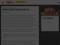 Bild zum Artikel: Union schlägt Hertha mit 2:0