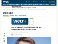 Bild zum Artikel: Fast alle Opfer, die Lauterbach von den Bürgern verlangte, waren falsch