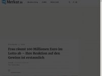 Bild zum Artikel: Frau räumt 100 Millionen Euro im Lotto ab – Ihre Reaktion auf den Gewinn ist erstaunlich