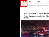 Bild zum Artikel: Rolls Royce, Lamborghini, Porsche - Protz-Karawane bei Clan-Hochzeit in Berlin
