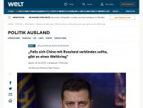 Bild zum Artikel: „Falls sich China mit Russland verbünden sollte, gibt es einen Weltkrieg“