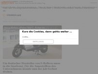 Bild zum Artikel: Galt als Vorzeigeunternehmen: Deutscher E-Roller-Hersteller meldet Insolvenz an
