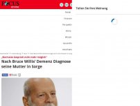 Bild zum Artikel: Demenz-Erkrankung von Action-Star: Bruce Willis' Mutter in...