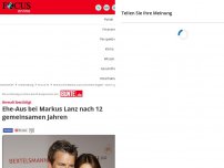 Bild zum Artikel: Medienbericht - Ehe-Aus bei Markus Lanz nach 12 gemeinsamen Jahren