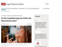 Bild zum Artikel: Cannabis-Freigabe und internationales Recht: Ist die Legalisierung ein Gebot der Menschenrechte?