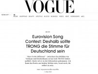 Bild zum Artikel: Eurovision Song Contest: Deshalb sollte TRONG die Stimme für Deutschland sein