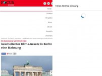 Bild zum Artikel: Ein Kommentar von Ulrich Reitz  - Gescheitertes Klima-Gesetz in Berlin enthält eine Mahnung an uns alle