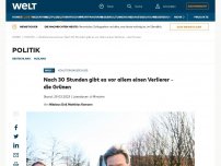 Bild zum Artikel: Nach 30 Stunden gibt es vor allem einen Verlierer – die Grünen