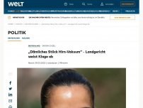 Bild zum Artikel: „Dämliches Stück Hirn-Vakuum“ – Landgericht weist Klage ab