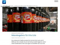 Bild zum Artikel: Ostdeutsche Traditionsmarke Vita Cola mit bisher bestem Ergebnis