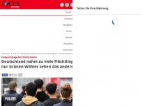 Bild zum Artikel: Civey-Umfrage für FOCUS online - Deutsche wollen weniger Geflüchtete – nur Grünen-Wähler sehen das anders