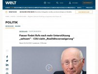 Bild zum Artikel: Faeser findet Rufe nach mehr Unterstützung „seltsam“ – CDU sieht „Realitätsverweigerung“