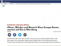 Bild zum Artikel: Aliens, Mörder und Mozart: Diese Escape Rooms warten auf Sie in Nürnberg