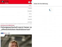 Bild zum Artikel: Ministerin gefährde öffentliche Sicherheit - Polizeigewerkschaft kritisiert Faesers Flüchtlingspolitik scharf