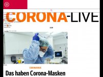 Bild zum Artikel: Das haben Corona-Masken in Spitälern  wirklich gebracht