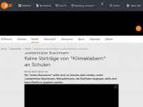 Bild zum Artikel: Keine Vorträge von Klimaaktivisten an Schulen