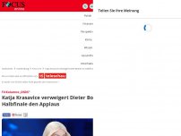 Bild zum Artikel: TV-Kolumne DSDS: Katja Krasavice verweigert Dieter Bohlen im...