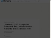 Bild zum Artikel: „Gänsehaut pur“: Schlagerfans schwärmen über Liebesauftritt von Helene Fischer und Thomas Seitel