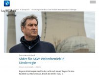 Bild zum Artikel: Bayern will AKW Isar 2 in Länderregie weiter betreiben