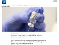 Bild zum Artikel: WHO: Corona-Impfung rettete mehr als eine Million Europäer