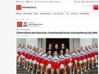 Bild zum Artikel: Österreichs Nachwuchs-Cheerleaderinnen triumphieren bei WM