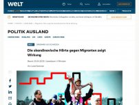 Bild zum Artikel: Die skandinavische Härte gegen Migranten zeigt Wirkung