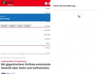 Bild zum Artikel: Laut „Kicker“-Bericht: Als „stärkster Mann“ entscheidet allein...